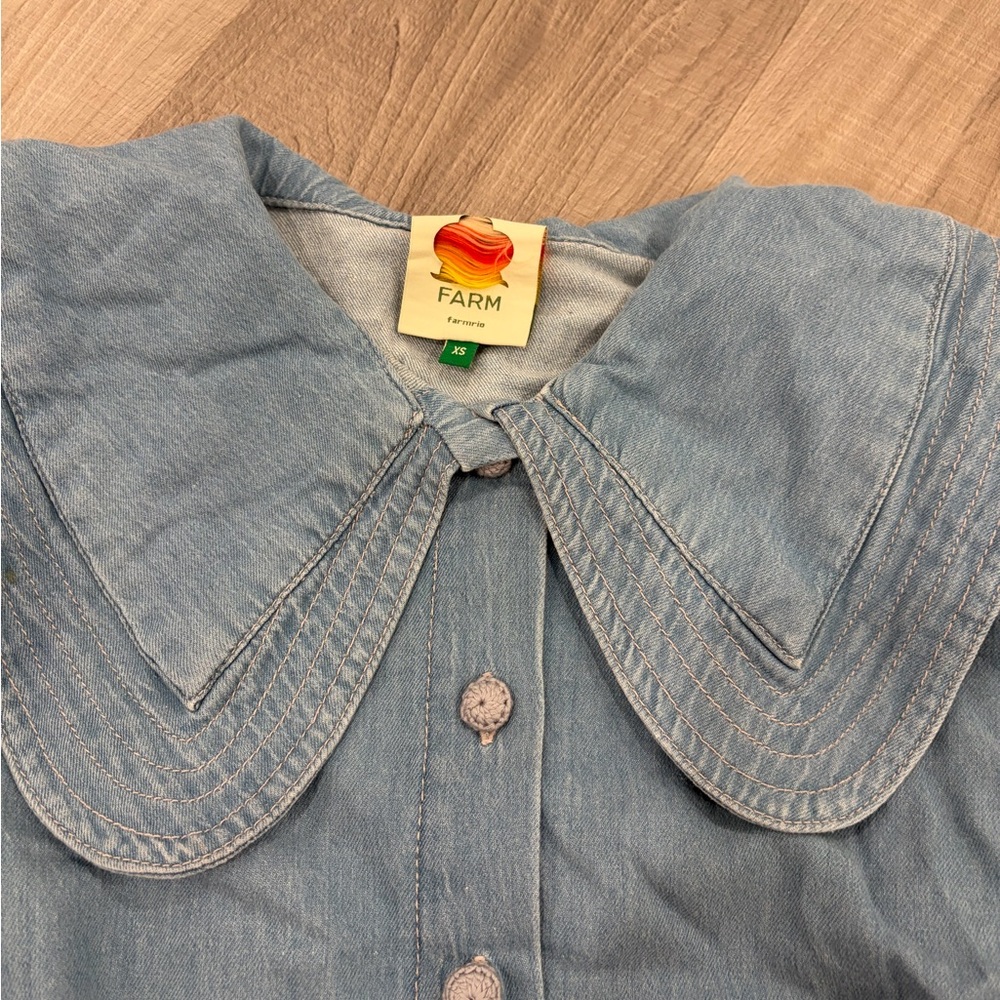 Perfect condition denim top - Picture 4 of 7
